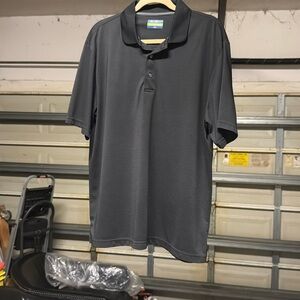 Eddie Bauer Men's Gray Polo Shirt